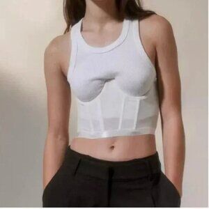 ⭐️ Out From Under Bewitched Modern Romantic Classy Party Hipster Mesh Belt Top